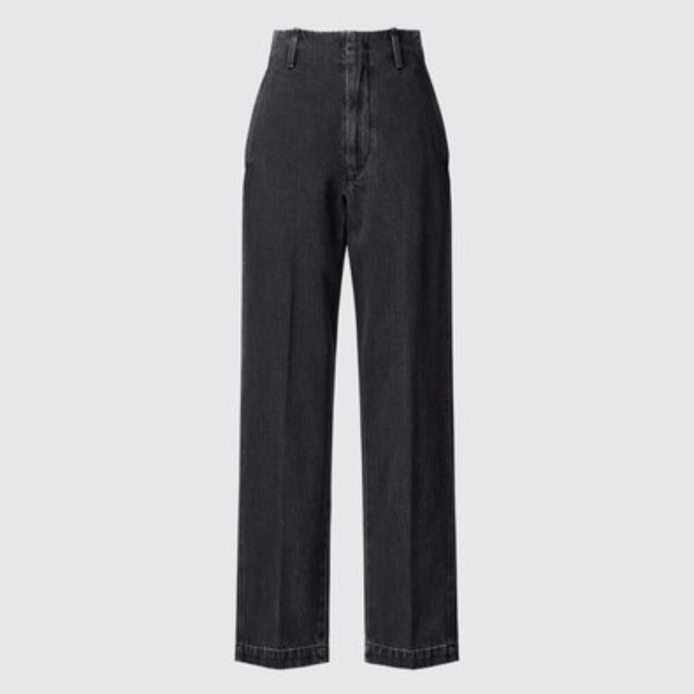 Denim Straight Pants